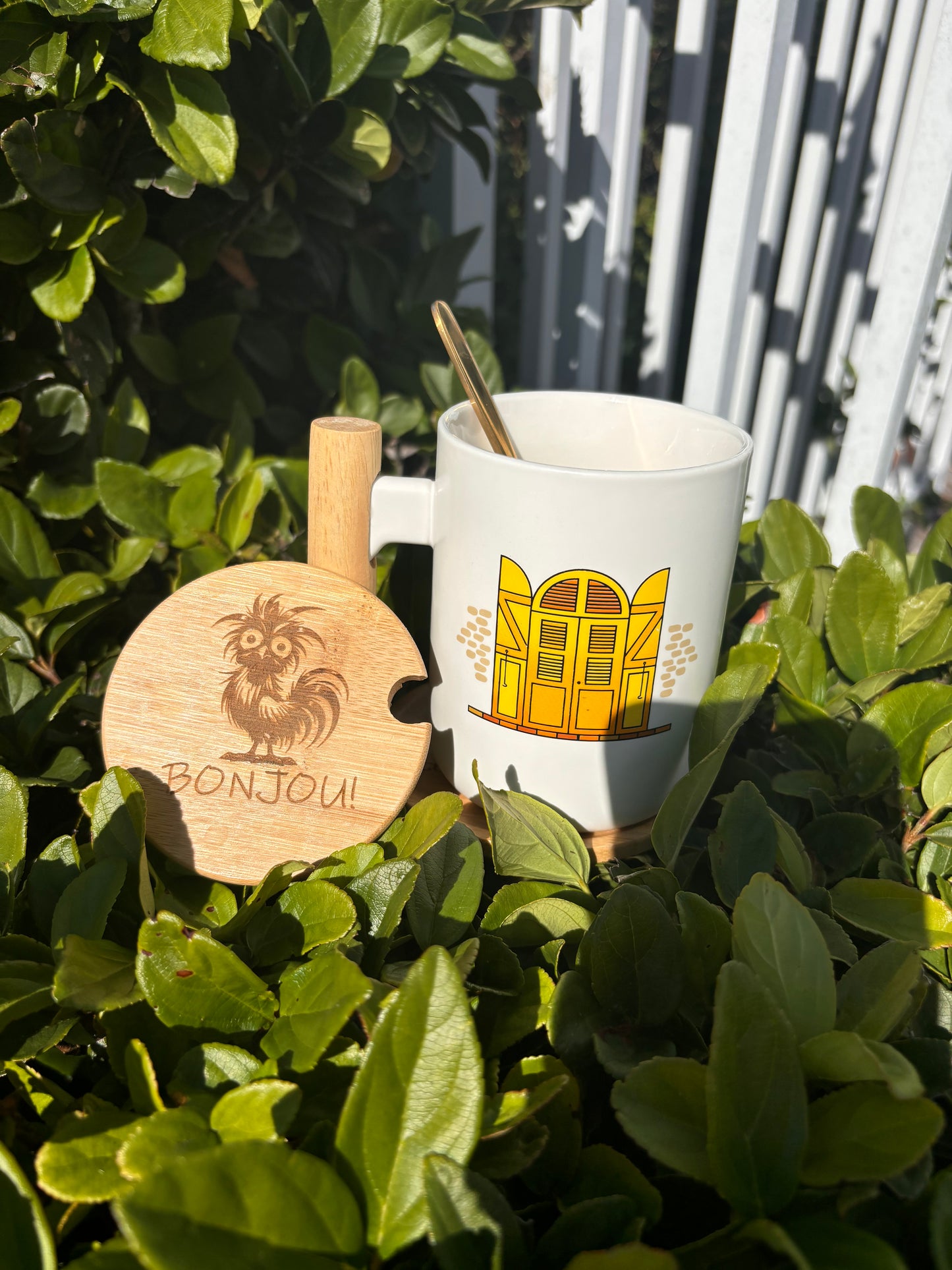 Wooden Ceramic -Akajou Mug Not Microwave Safe, Hand Wash Only - Akajou