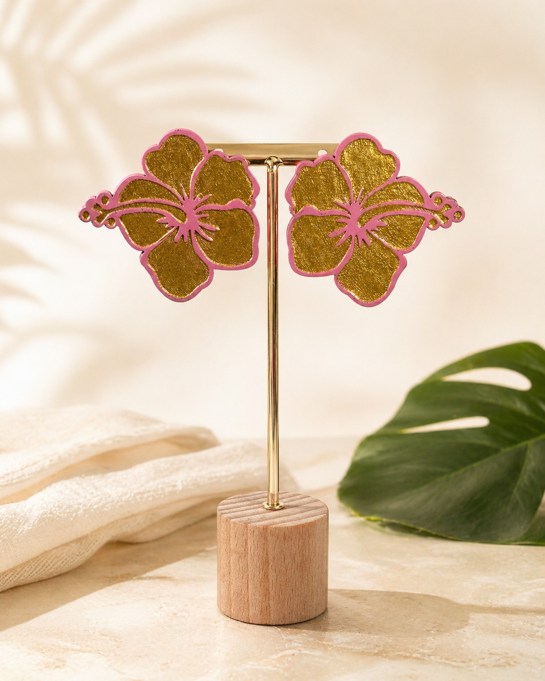 Hibiscus (Choublak) Earrings - Akajou