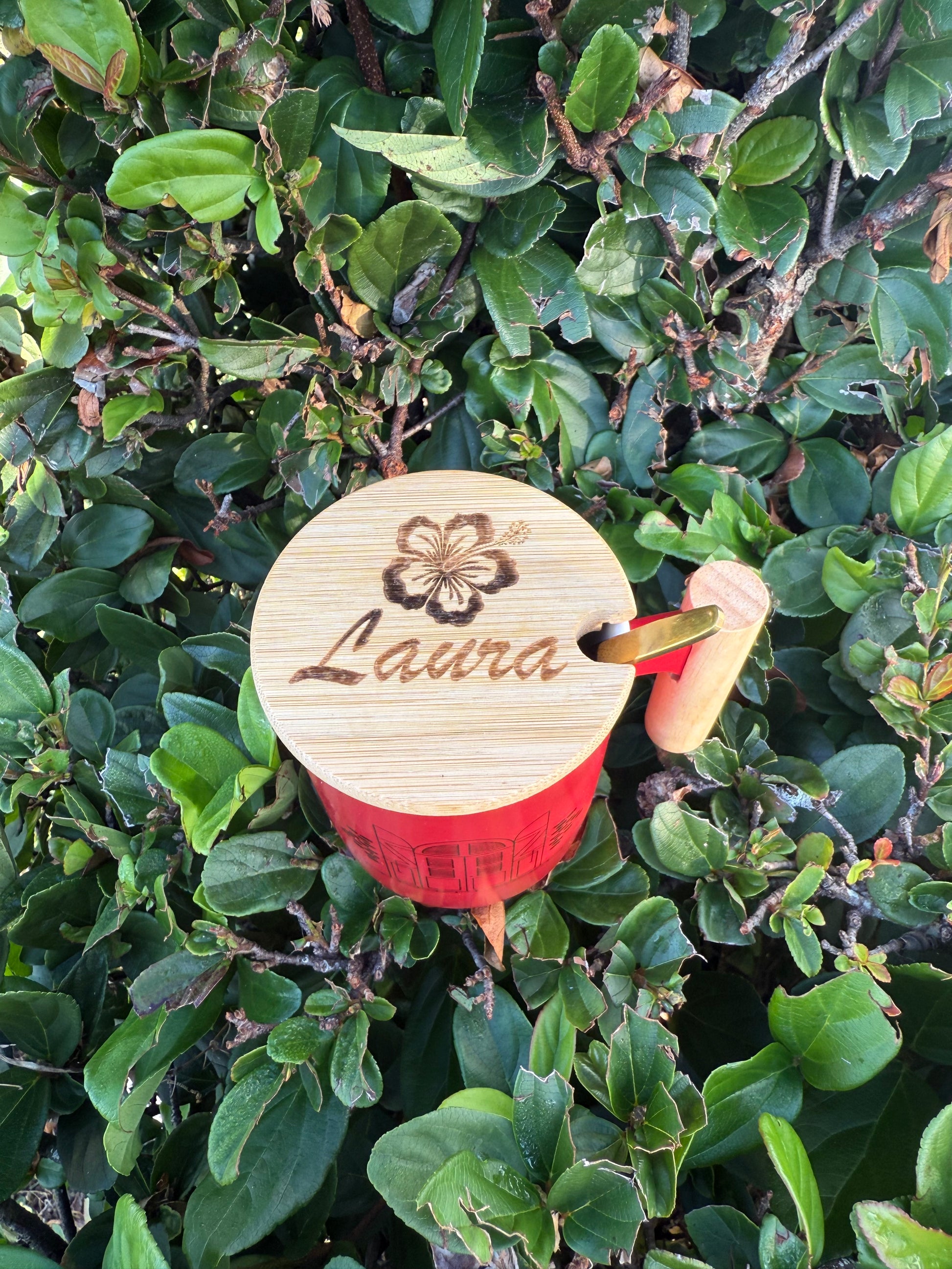 Akajou Ceramic Mug- Burgundy - Akajou