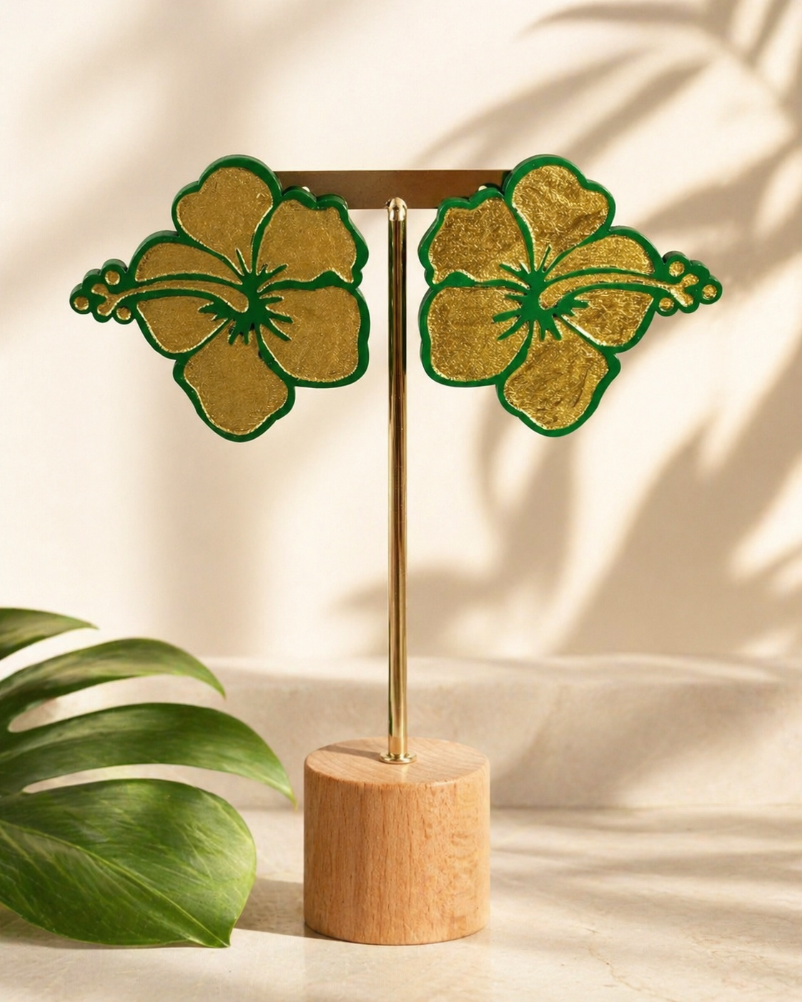 Hibiscus (Choublak) Earrings - Akajou