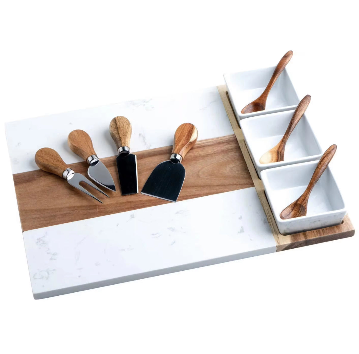 Personalized Charcuterie Board Gift Set – Custom Engraved - Akajou