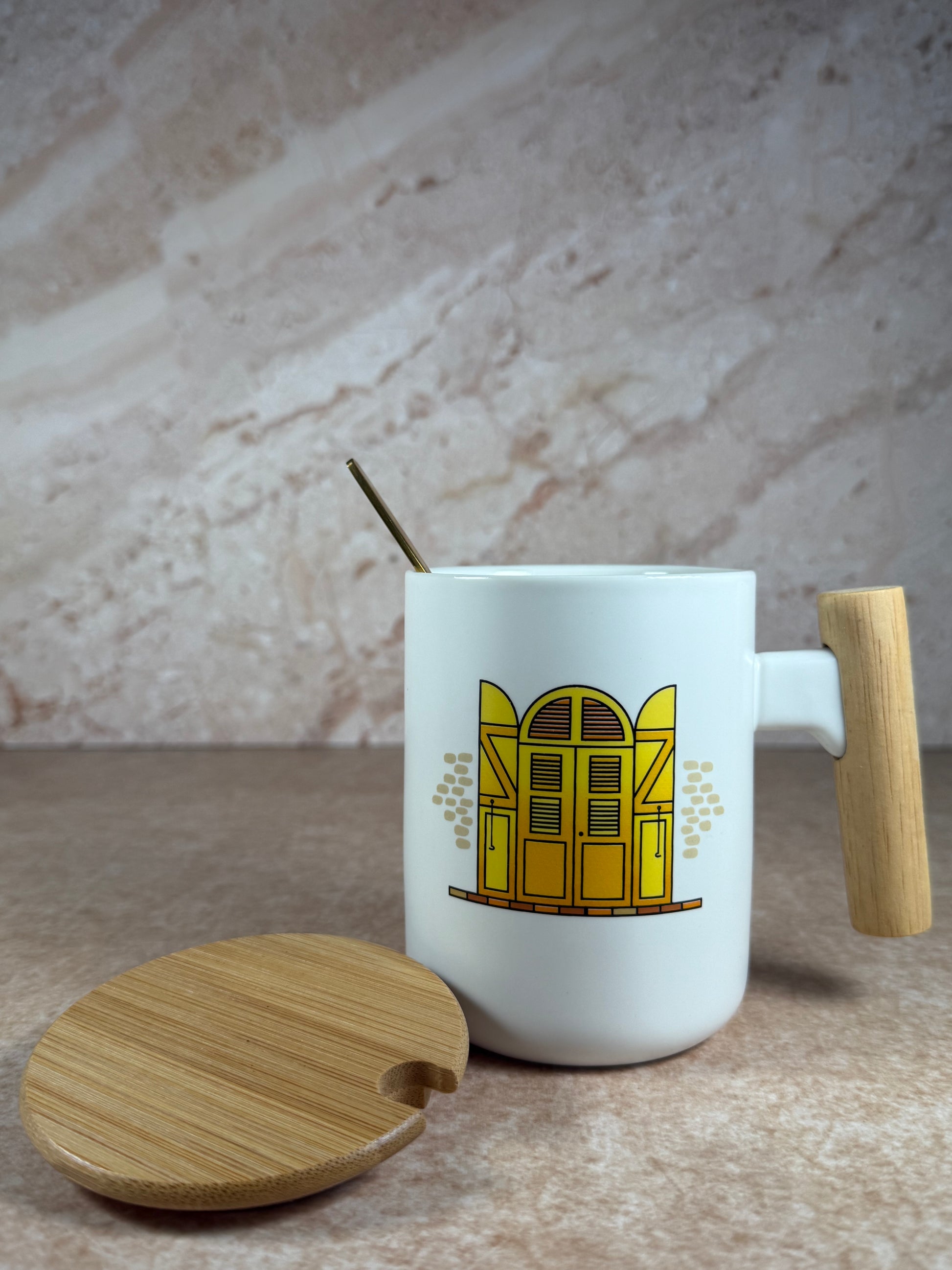 Akajou Ceramic Mug- White - Akajou