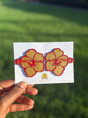 Hibiscus (Choublack) Earrings