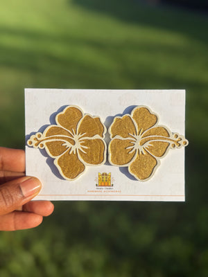 Hibiscus (Choublack) Earrings