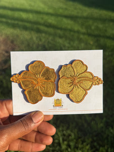 Hibiscus (Choublack) Earrings