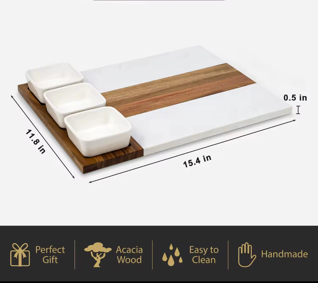 Personalized Charcuterie Board Gift Set – Custom Engraved - Akajou