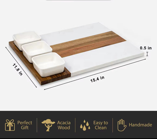 Personalized Charcuterie Board Gift Set – Custom Engraved - Akajou