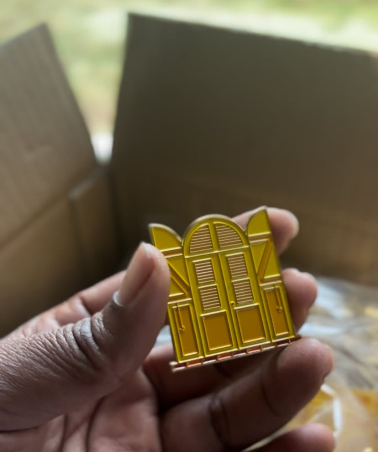 Akajou Pin  Heritage-Inspired Enamel Lapel Pin - Akajou
