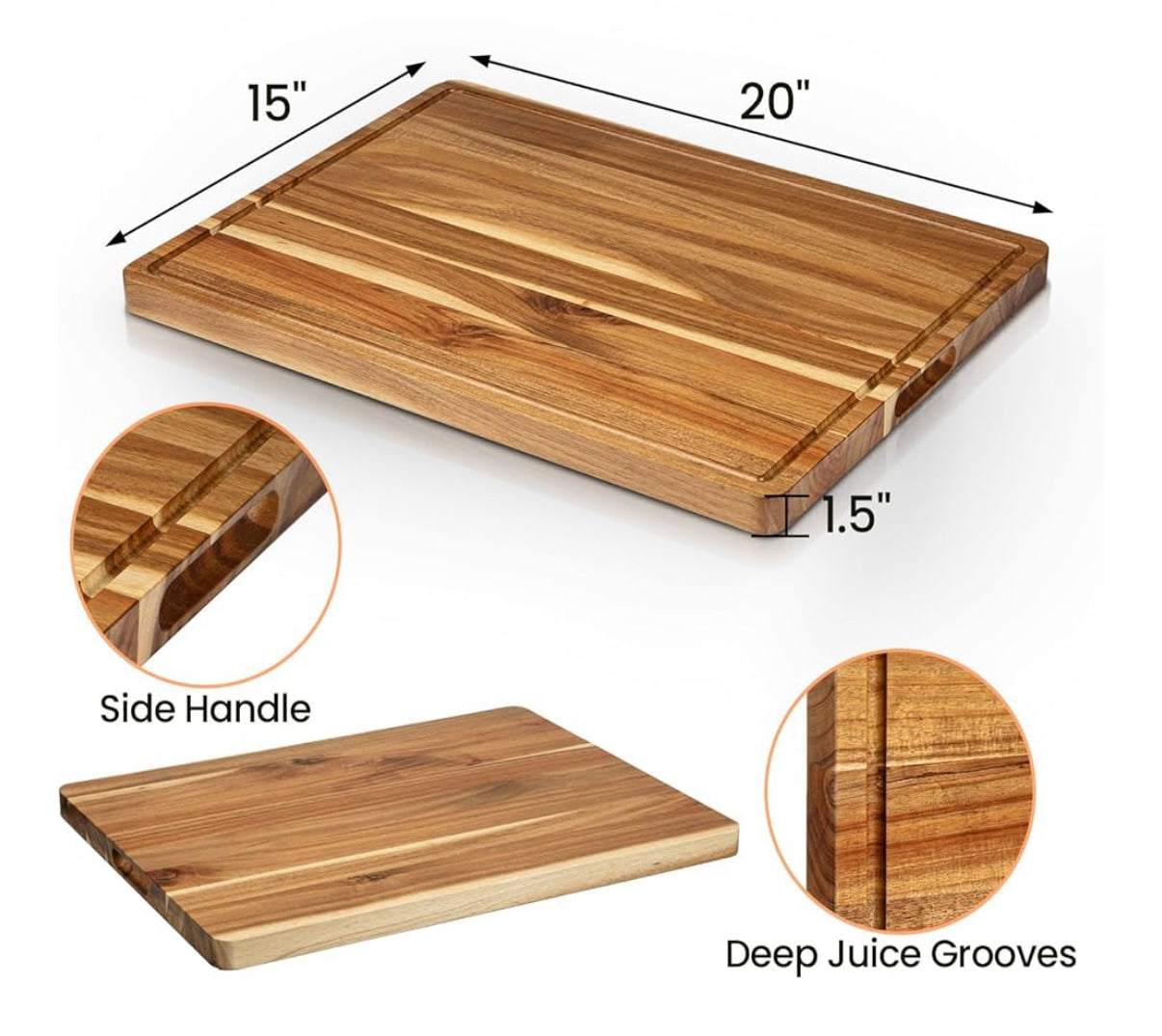 Akajou Signature Cutting Board “Taste of Home” Design - Akajou