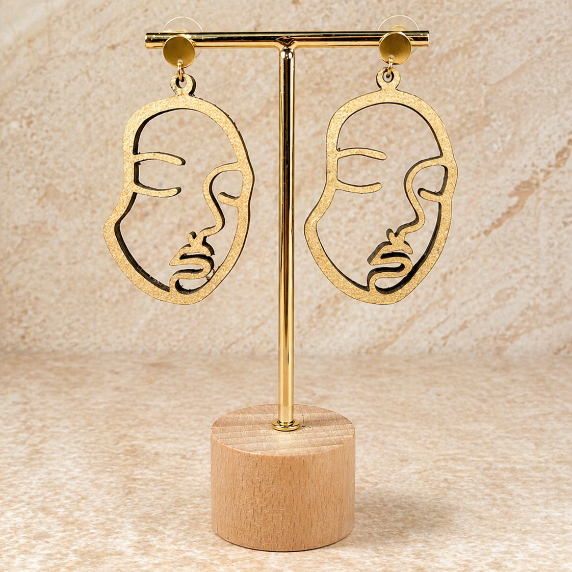 Fanm Earrings - Akajou