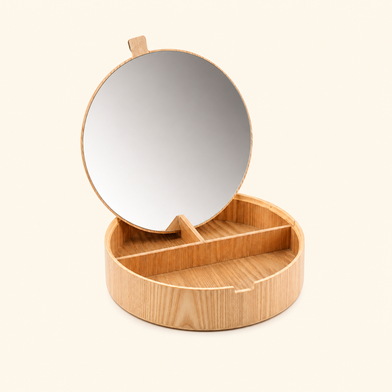 Akajou- Nature's Keepsake Round Jewelry Box - Akajou