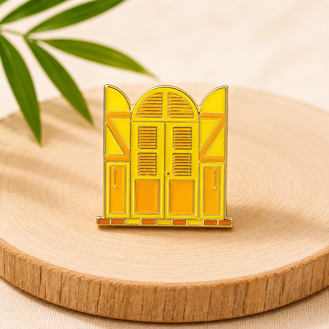 Jalouzi Window Enamel Pin – Caribbean Heritage Collection