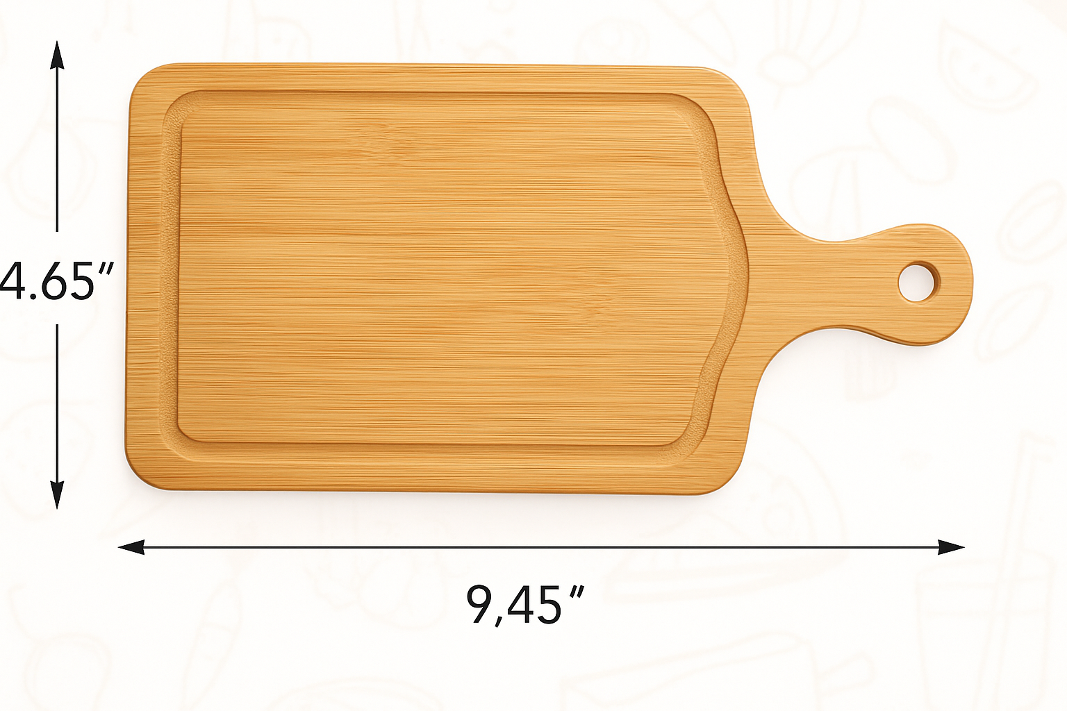 Mini Bamboo Board — Engraved or Non-Engraved - Akajou