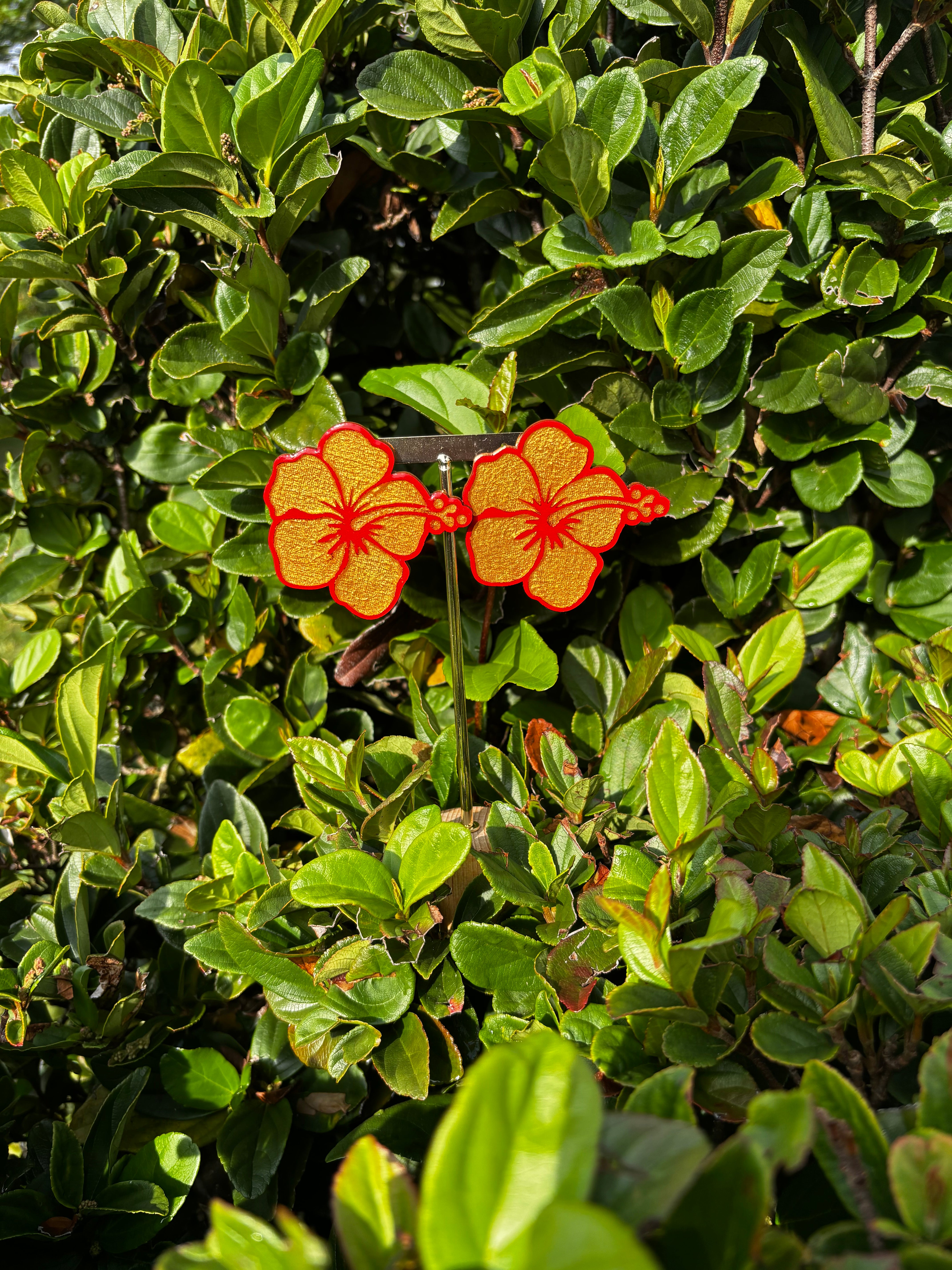 Hibiscus (Choublack) Earrings