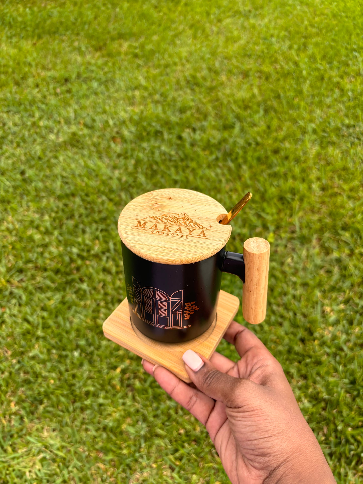 Akajou Ceramic Mug- Black - Akajou