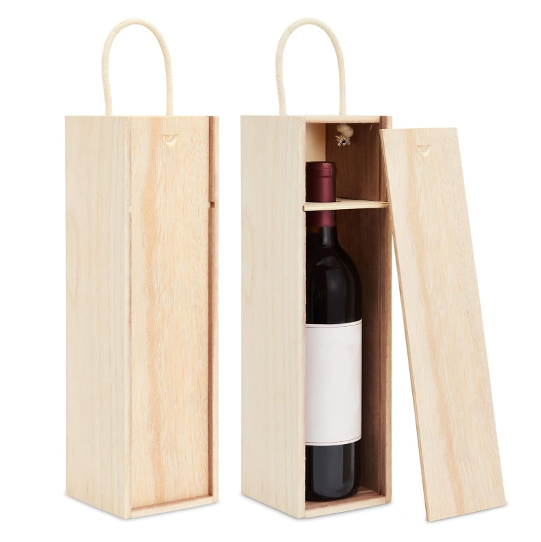 Premium Wooden Wine Box Set