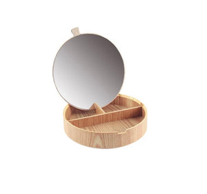 Akajou- Nature's Keepsake Round Jewelry Box