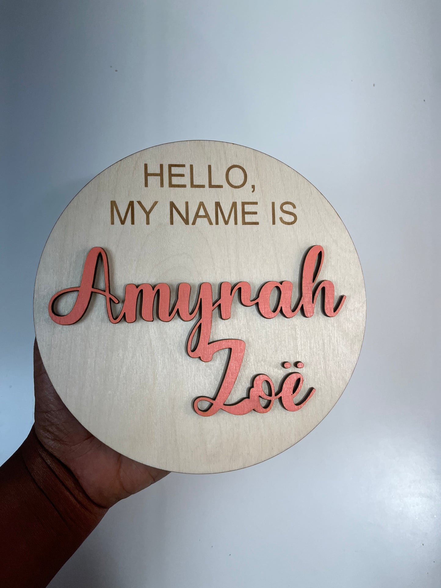 Baby Name Sign - Akajou