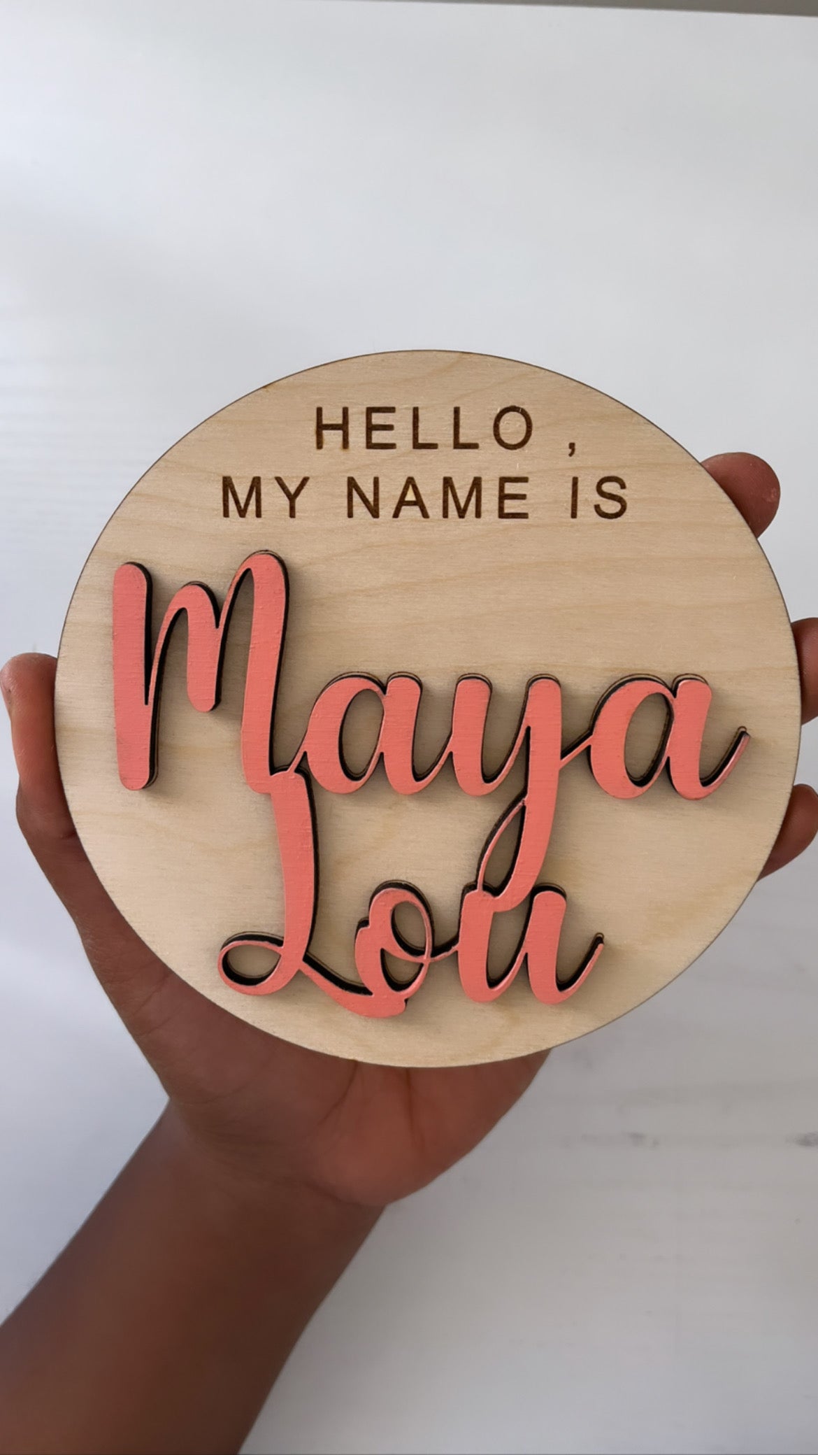 Baby Name Sign - Akajou